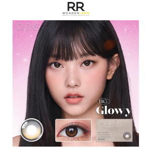 Olens big glowy mocha brown monthly lens 2pcs 1box