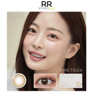 Olens shine touch milky brown monthly lens 2pcs 1box