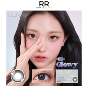 Olens big glowy gray monthly lens 2pcs 1box