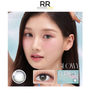 Olens glowy eyelighter ash gray monthly lens 2p 1box