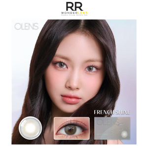 Olens french shine gray monthly lens 2pcs 1box