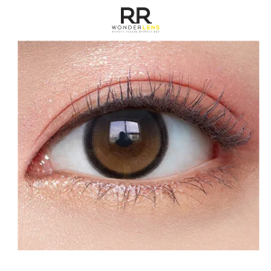 Olens big glowy mocha brown monthly lens 2pcs 1box