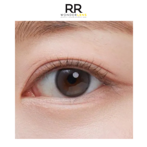 Olens shine touch milky gray monthly lens 2pcs 1box