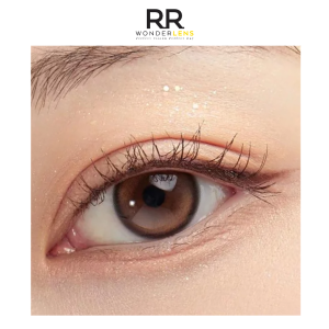 Olens double tint brown monthly lens 2pcs 1box