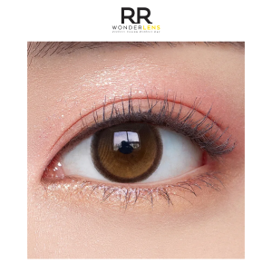 Olens big glowy hazel monthly lens 2pcs 1box