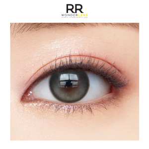 Olens glowy eyelighter ash gray monthly lens 2p 1box