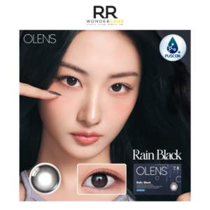 Olens rain black monthly lens 2pcs 1box